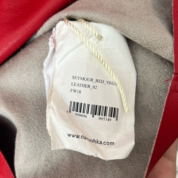 NWT | Nanushka Seymour Faux Leather Shirt - Picture 10 of 12